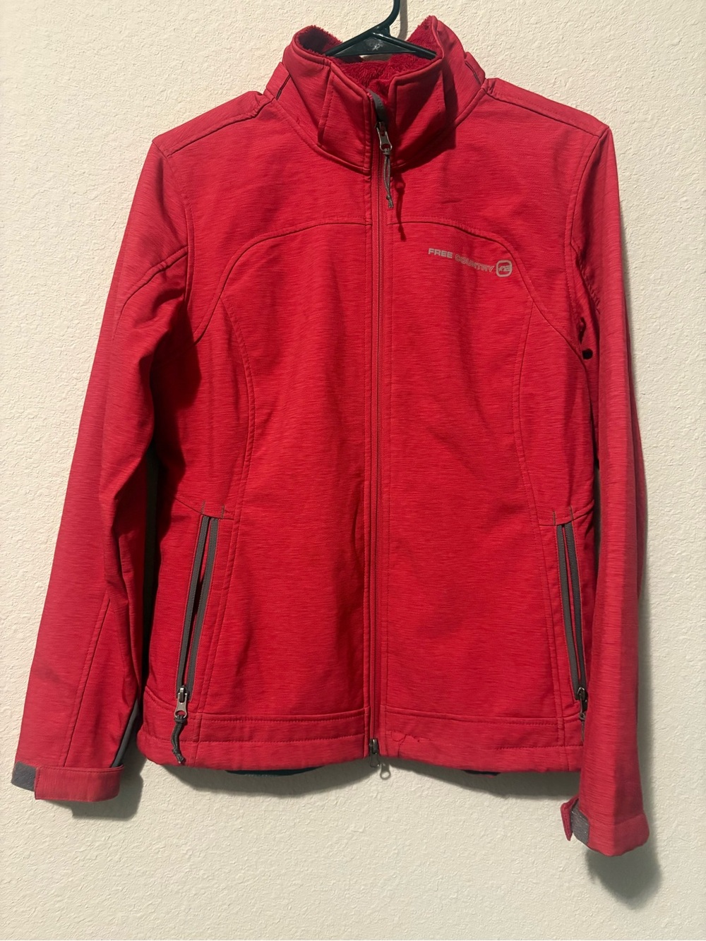 Free Country Women's Red Full-Zip Utility Jacket